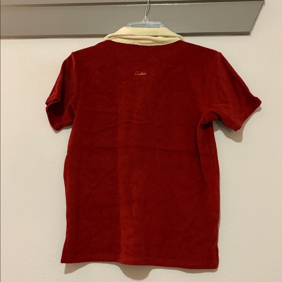 Cadets Casita Terry Polo Shirt in Red SZ 14 NWT - Picture 2 of 3